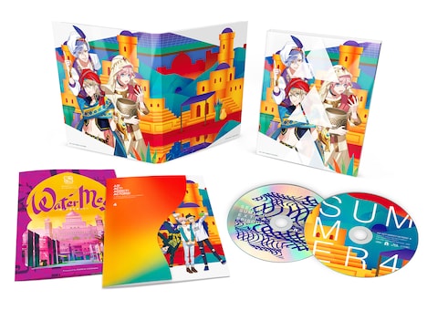 TVアニメ「A3!」Blu-ray / DVD4巻の展開図。