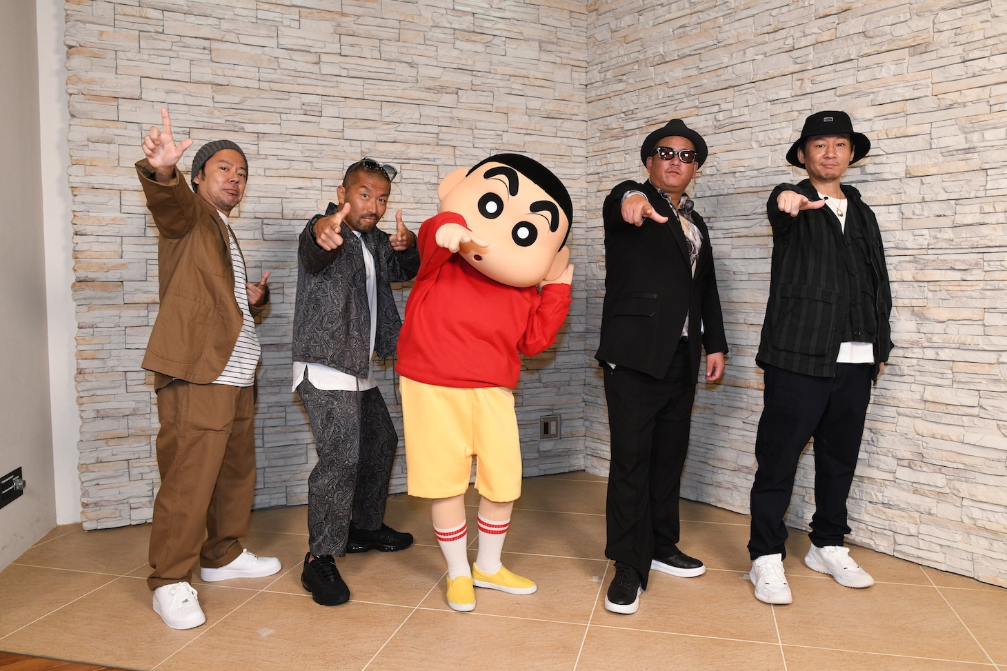 ケツメイシとしんのすけ。