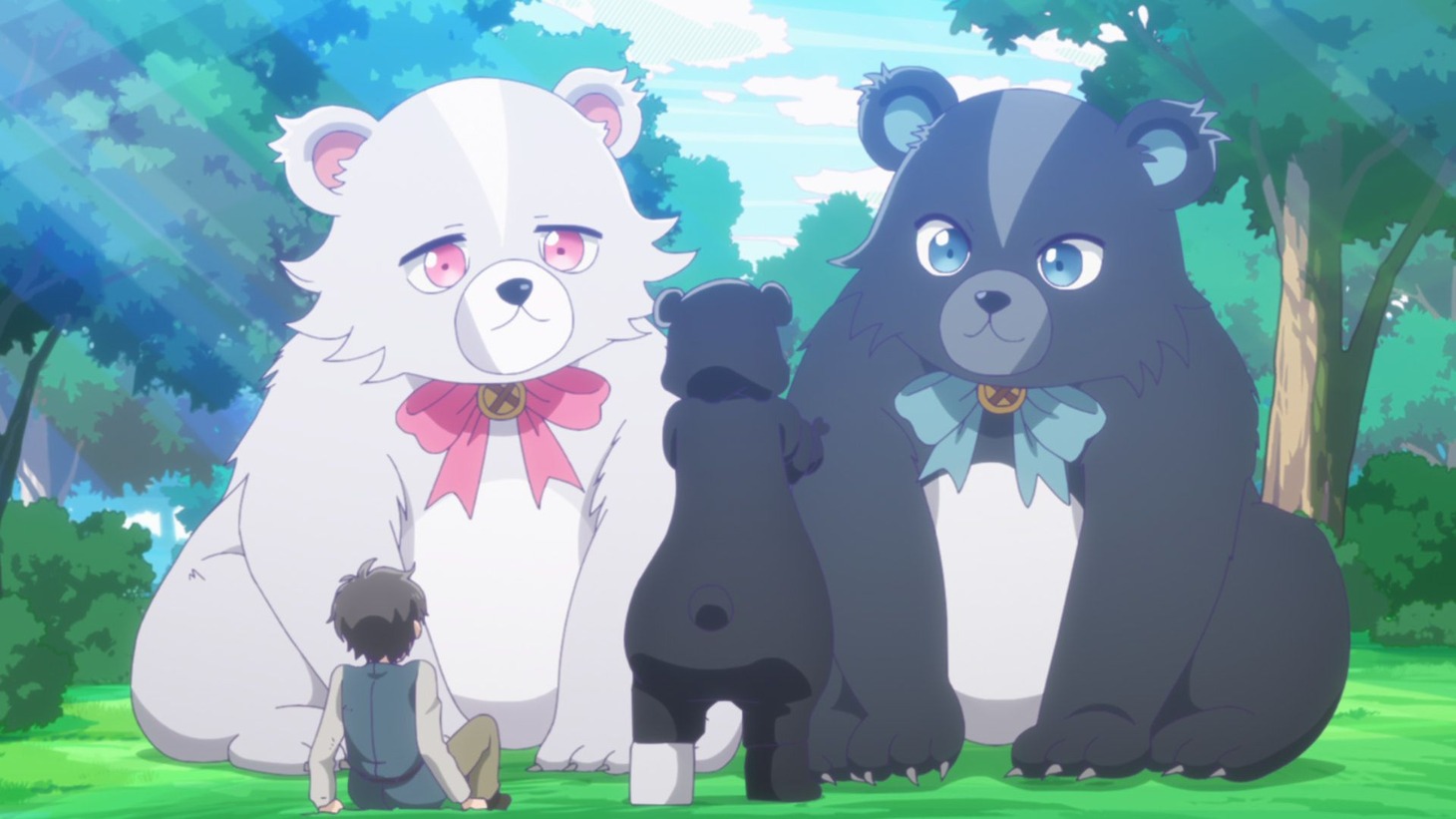 TVアニメ「くまクマ熊ベアー」第1話より。