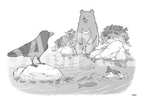 ブックファーストで配布されるイラストペーパー。