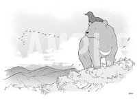 文教堂で配布されるイラストペーパー。