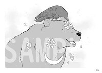 紀伊國屋書店で配布されるイラストペーパー。