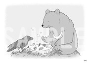 丸善ジュンク堂書店で配布されるイラストペーパー。