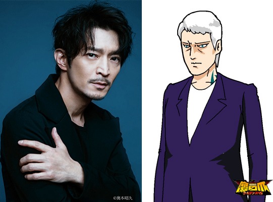 左から津田健次郎、アドリアン・ザハル。