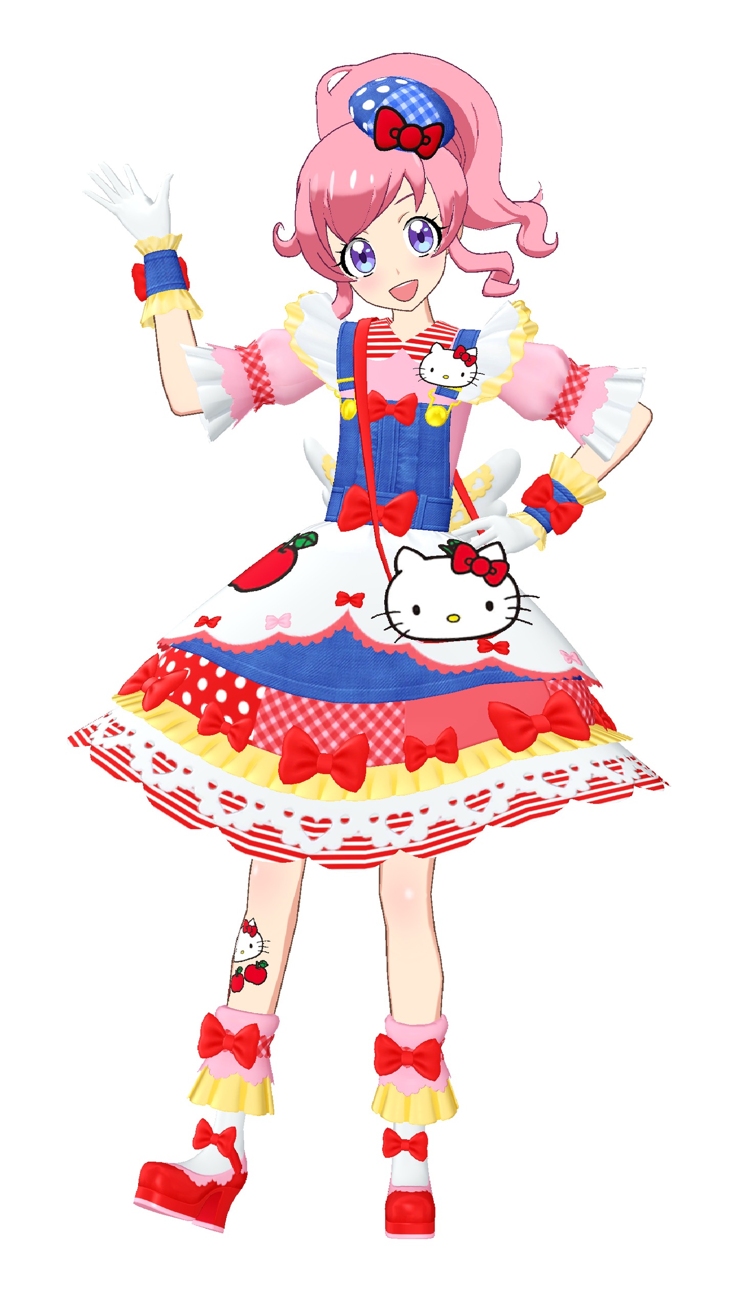 「ハローキティおでかけコーデ」(c) T-ARTS/ syn Sophia / テレビ東京/ PCH3製作委員会
(c)1976,2005,2020 SANRIO CO.,LTD. APPROVAL NO.S611029