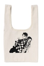 SPUR12月号付録のミニリサイクルコットンバッグ。(c)吾峠呼世晴/集英社