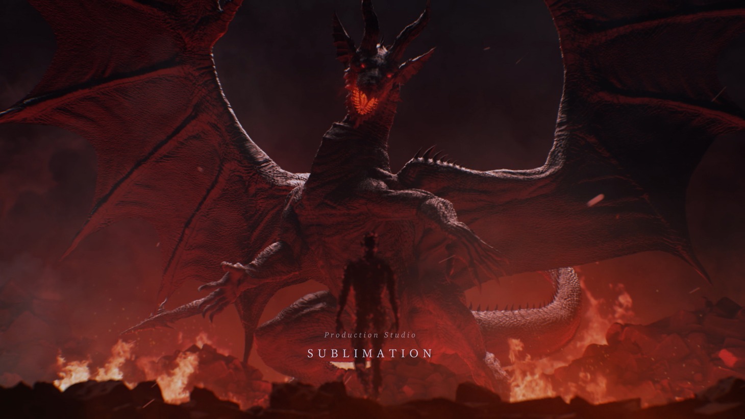 Netflixオリジナルアニメ「ドラゴンズドグマ」オープニング映像より。