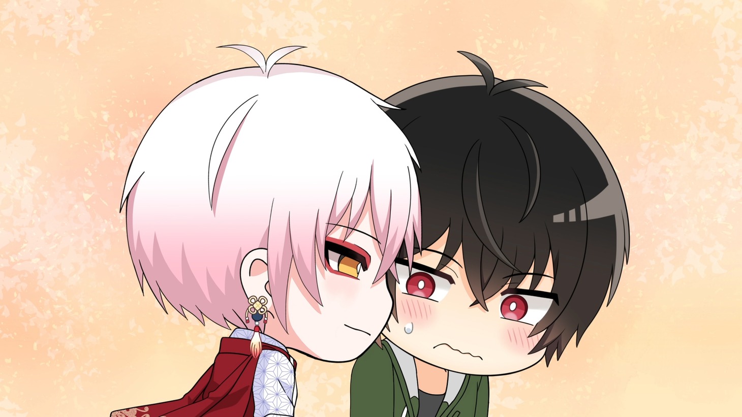 「腐男子召喚～異世界で神獣にハメられました～」のミニアニメより。