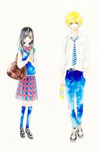 村田真優による描き下ろしイラスト。(c)村田真優／集英社