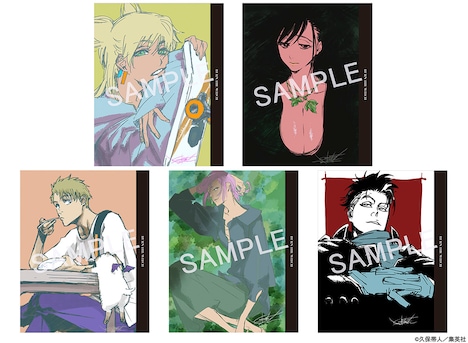 コレクターズエディションに付属する久保帯人描き下ろしイラストカードコレクション。