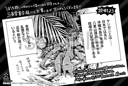 三省堂書店にて配布される購入特典のサンプル。