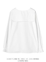 「スカーフ付き セーラーカラーブラウス」