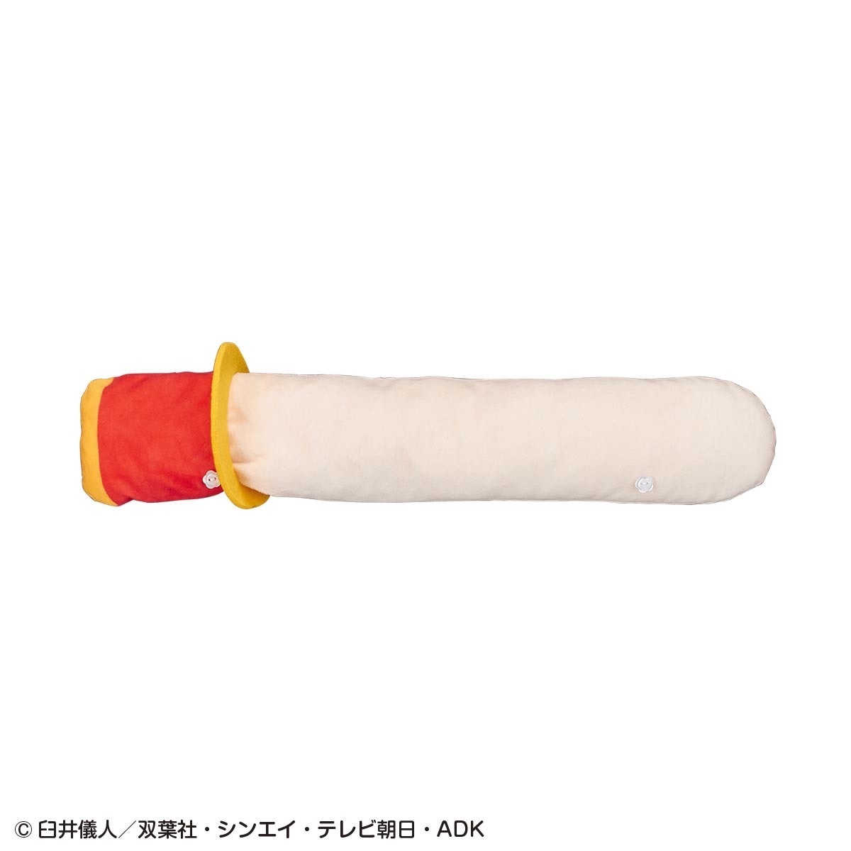 「PCクッション ぶりぶりざえもん」のアームレスト。