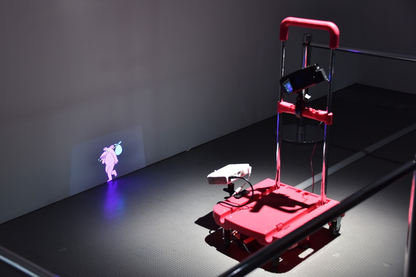 「向かうねずみ」の展示より。
