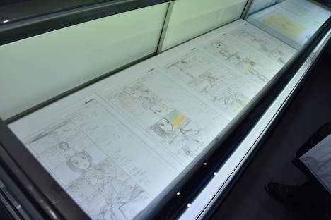 映画「海獣の子供」の展示より。