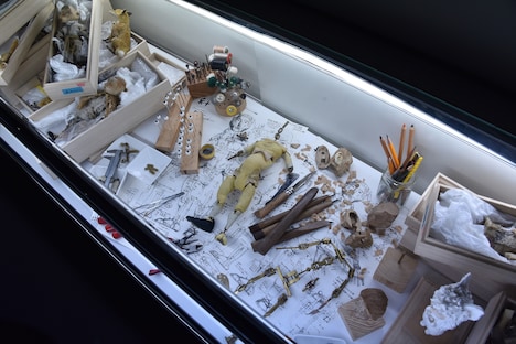 「ごん」の展示より。