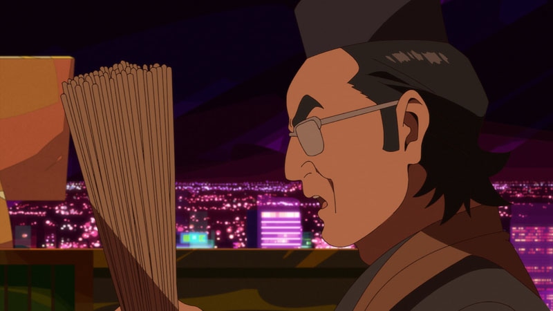 アニメ「GREAT PRETENDER」より、五十嵐。