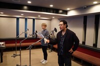 アフレコの様子。