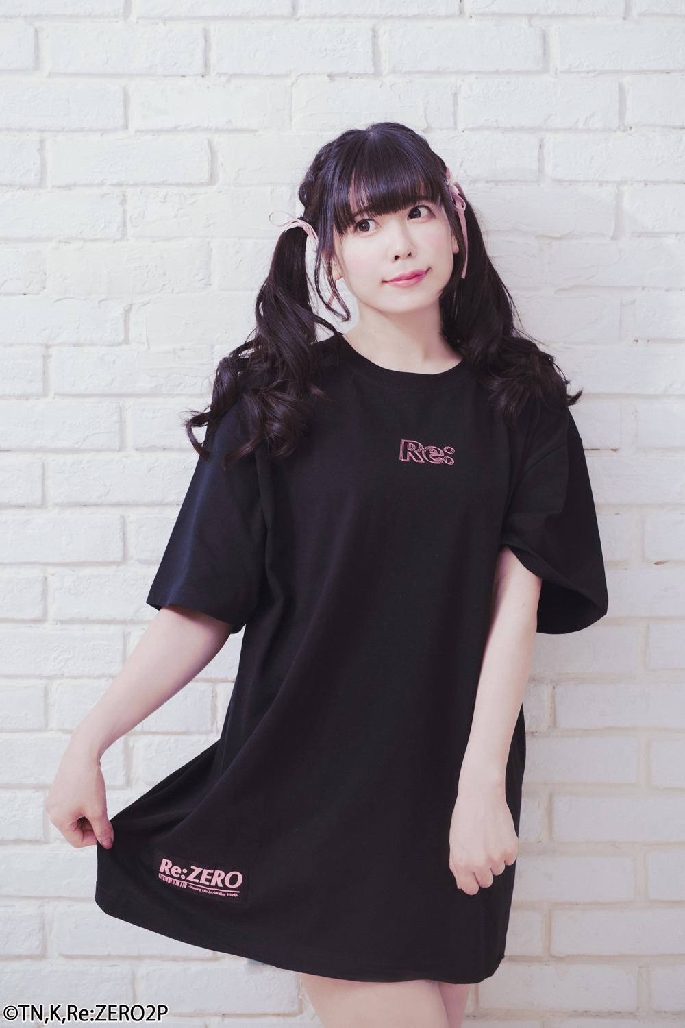 ラムのTシャツの着用イメージ。