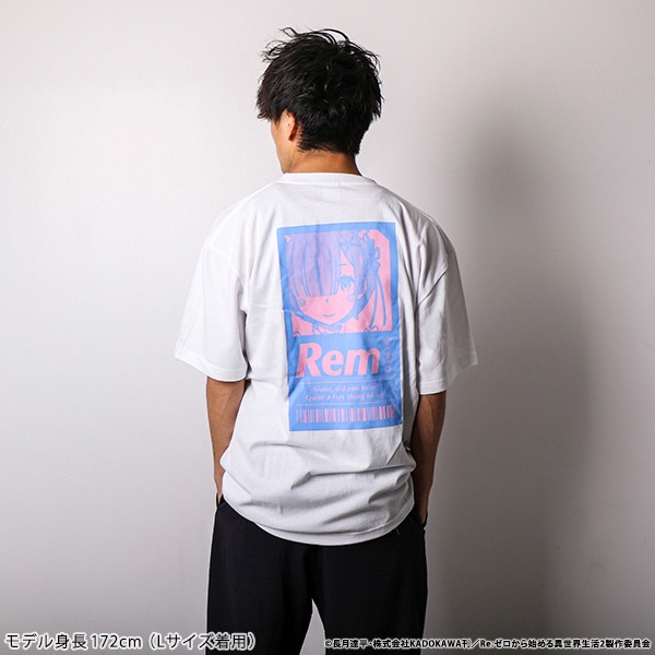 レムのTシャツの着用イメージ。