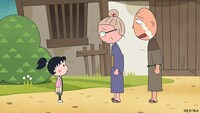 「まる子の桃太郎」の巻の場面カット。