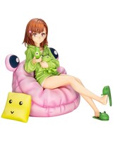 「御坂美琴ゲコ太まみれver.」豪華版の頭部パーツを付けた姿。