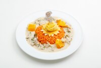 「はづきのオムライス 〜ポルチーニとオレンジのクリームソース〜」