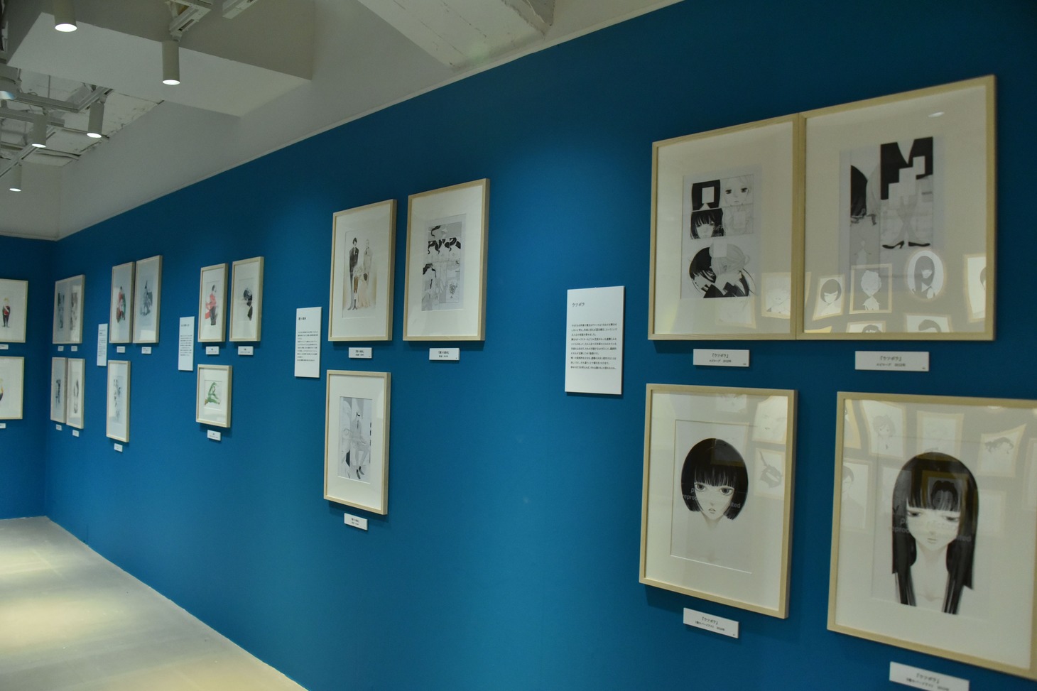 「中村明日美子20年展」の様子。