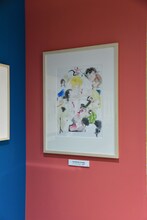 「中村明日美子20年展」の様子。