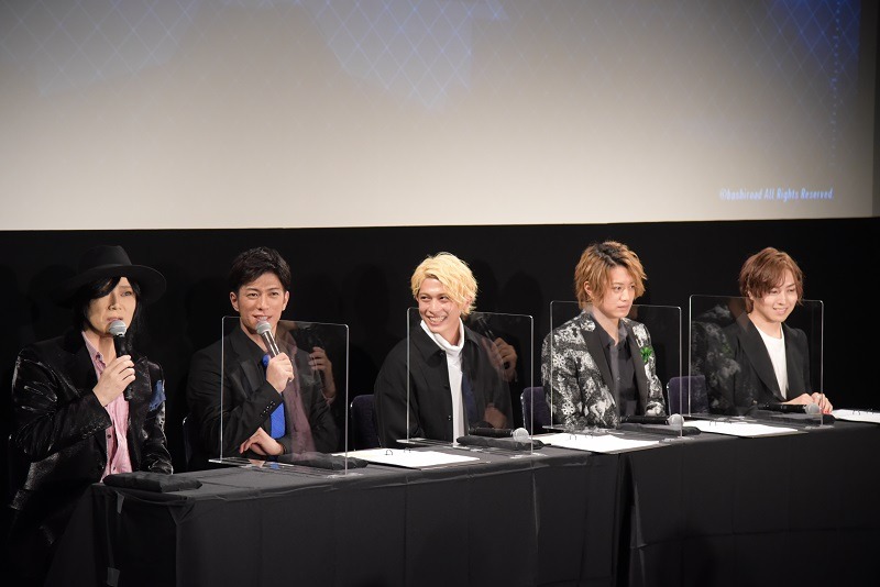 「ブシロード新プロジェクト発表会」の様子。  (c)Motoyuki Kitahara
