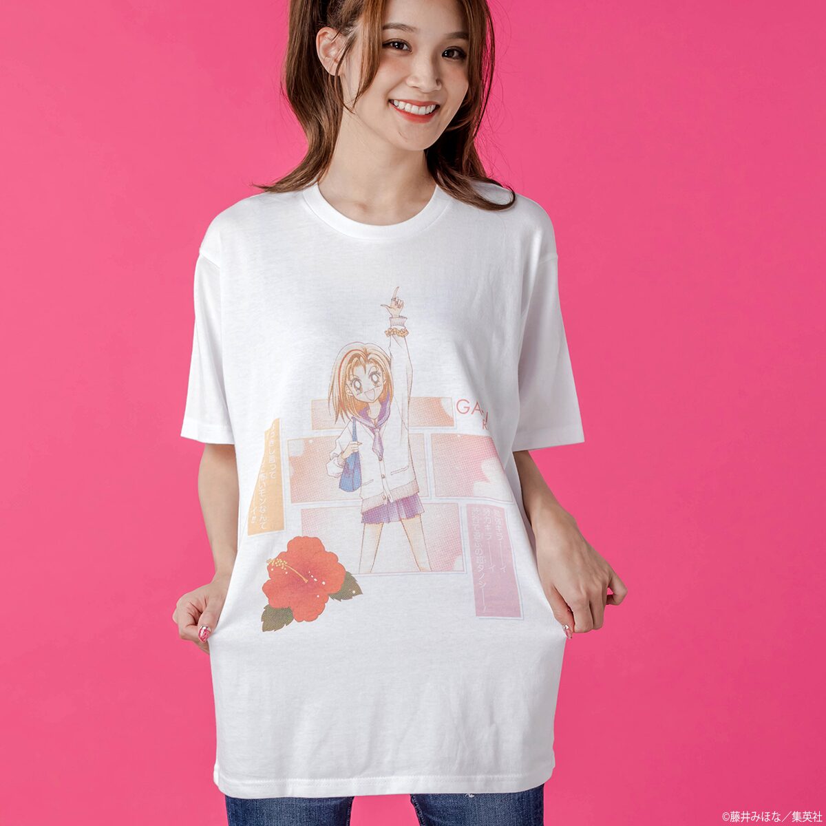 Gals Tシャツ 中学生蘭柄 の着用イメージ 藤井みほな Gals ギャル魂をアピールできるtシャツ トートバッグが登場 画像ギャラリー 13 22 コミックナタリー Gals Tシャツ 中学生蘭柄 の着用イメージ 藤井みほな Gals ギャル魂をアピールできるtシャツ トートバッグが登場 画像ギャラリー 13 22 コミックナタリー