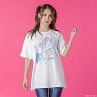 「GALS!Tシャツ / 蘭＆綾柄」の着用イメージ。