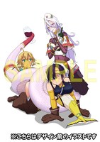 ゲーマーズのBlu-ray特装限定版の全巻購入特典、各巻購入特典に使われるイラスト。