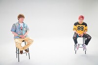 コラボ動画収録時の様子。