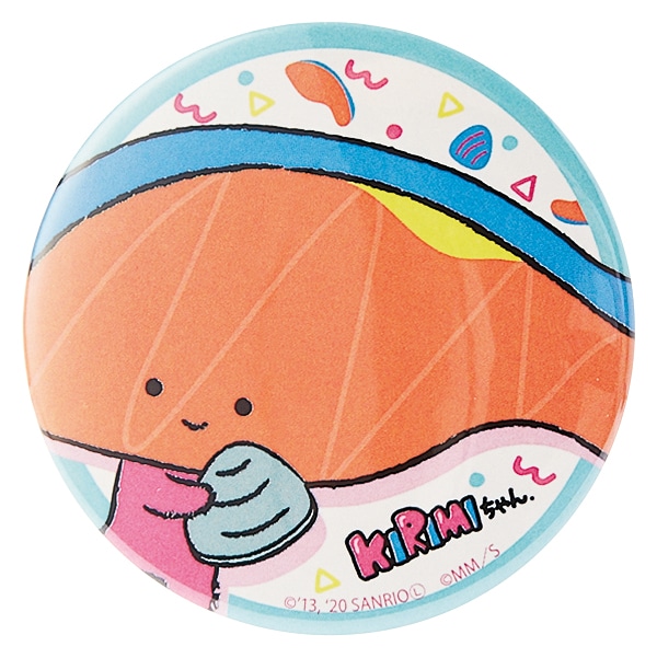 缶バッジ (c)2013, 2020 SANRIO CO.,LTD. (c)室山まゆみ・小学館