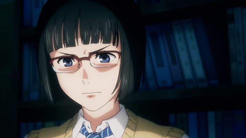 TVアニメ「呪術廻戦」第1話の場面カット。