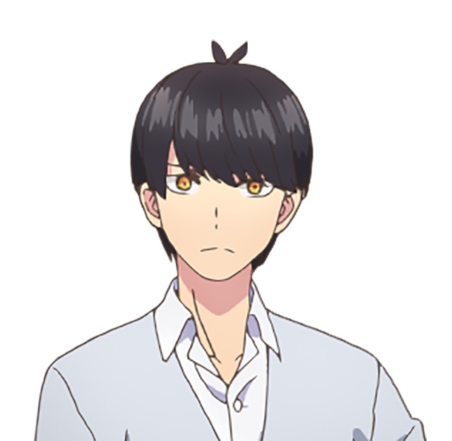 上杉風太郎（CV：松岡禎丞）。学年トップの秀才。家が貧乏な高校2年生。家の借金返済のため五つ子の家庭教師になったが、毎度手を焼かされている。