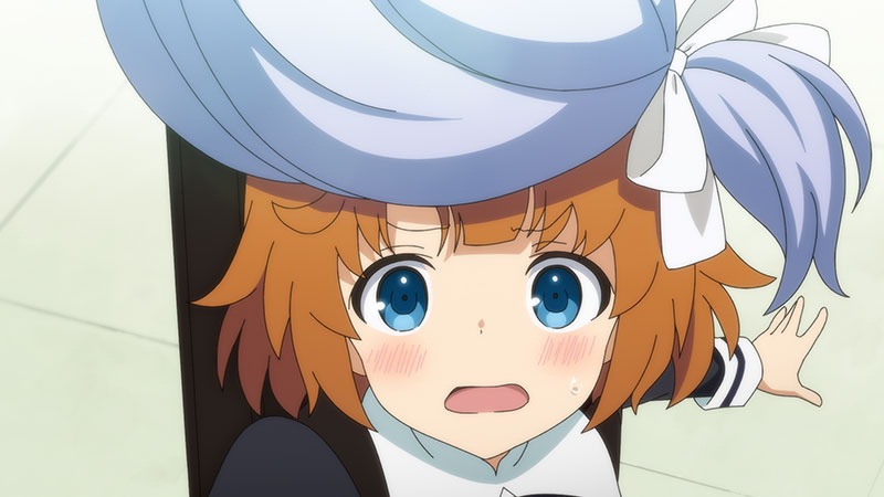 TVアニメ「アサルトリリィ BOUQUET」第1話の場面カット。