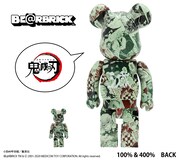 「『鬼滅の刃』BE@RBRICK 100％ & 400％」（後面）(c)吾峠呼世晴／集英社