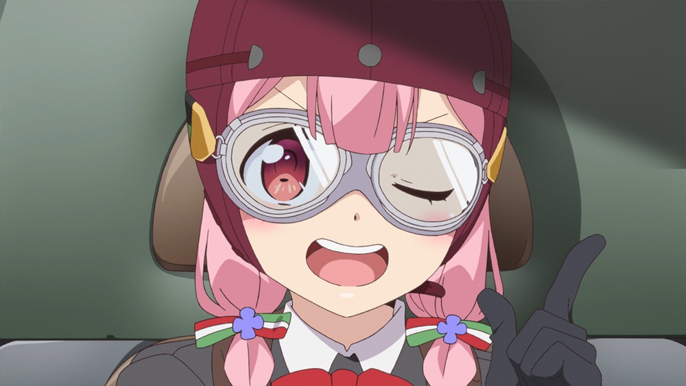 TVアニメ「戦翼のシグルドリーヴァ」第1話の場面カット。