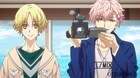 「ツキアニ。2」第1話の場面カット、師走駆と如月恋がカメラ片手にコメント撮り