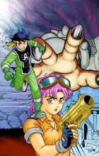 「『DRAGON QUEST－ダイの大冒険－』新装彩録版」2巻のカバーイラスト。(c)三条陸、稲田浩司/集英社 (c)SQUARE ENIX CO., LTD.