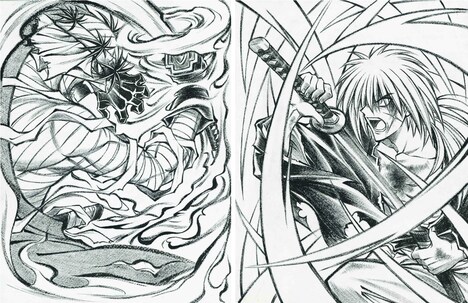 「《剣闘図》」(c)和月伸宏／集英社