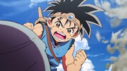アニメ「ドラゴンクエスト ダイの大冒険」第1話の先行場面カット。