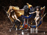 左から「ランサー／エレシュキガル 1/7スケールフィギュア」、別売りの「アーチャー／イシュタル 1/7スケールフィギュア」。