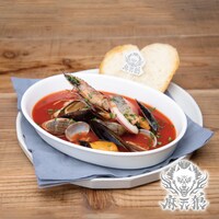 「麻天狼の魚介トマトスープ」