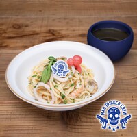 「MAD TRIGGER CREWのカレースープパスタ」