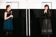舞台挨拶の様子。