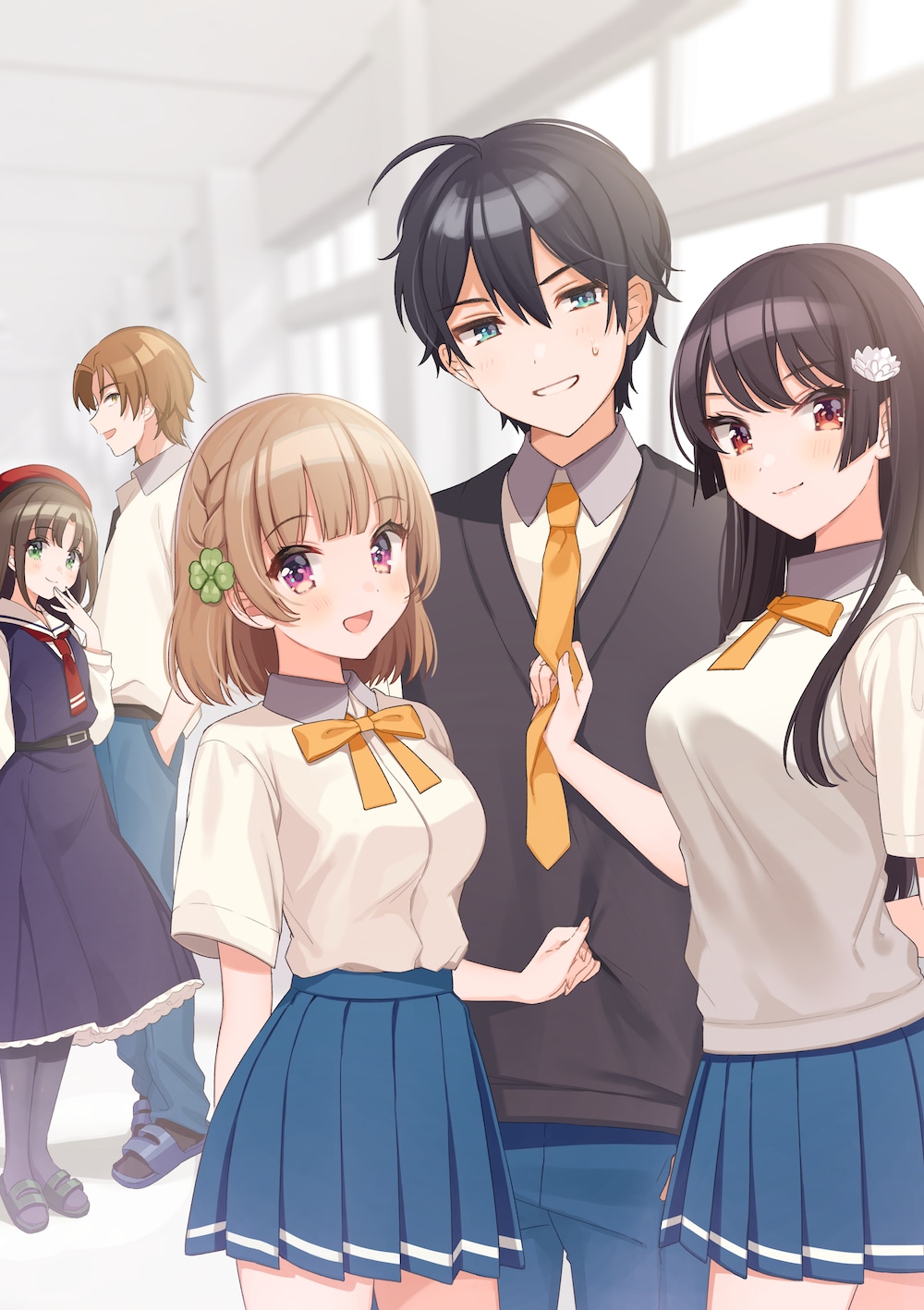「幼なじみが絶対に負けないラブコメ」アニメ化記念ビジュアル