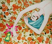 竹宮惠子「千夜一夜物語」のカラーカット。(c)竹宮惠子